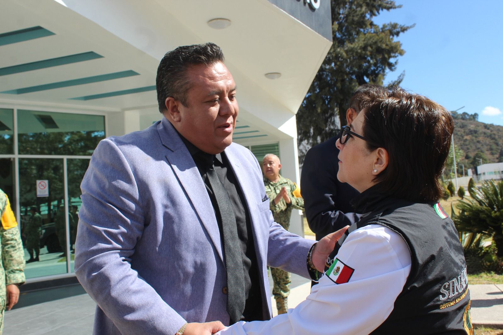 CEPC sostiene reunión con autoridades federales para reforzar acciones por actividad del volcán Popocatépetl
